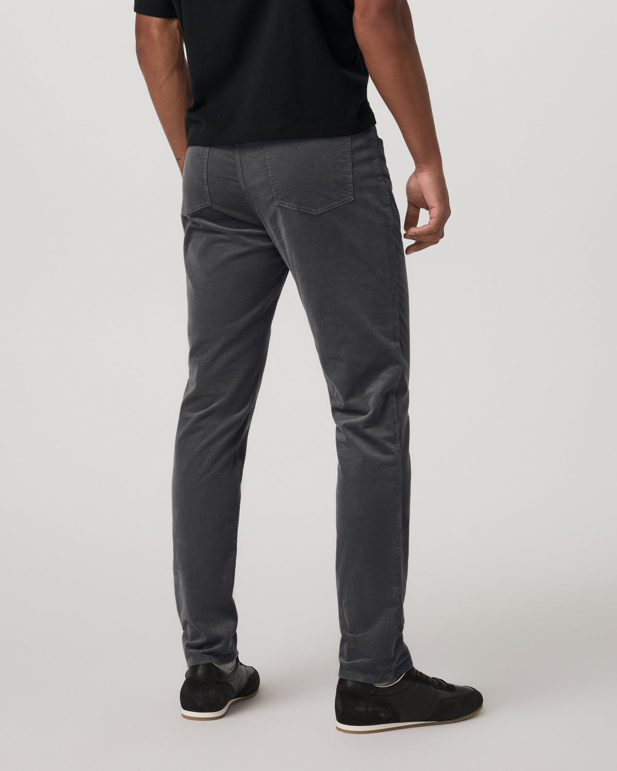 Optimist 5 Pocket Cord Pant Athletic Slim Fit Charcoal | Vuori For sale