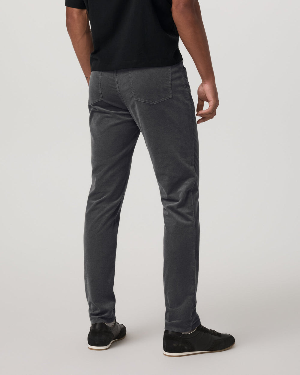 Optimist 5 Pocket Cord Pant Athletic Slim Fit Charcoal | Vuori For sale