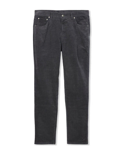 Optimist 5 Pocket Cord Pant Athletic Slim Fit Charcoal | Vuori For sale