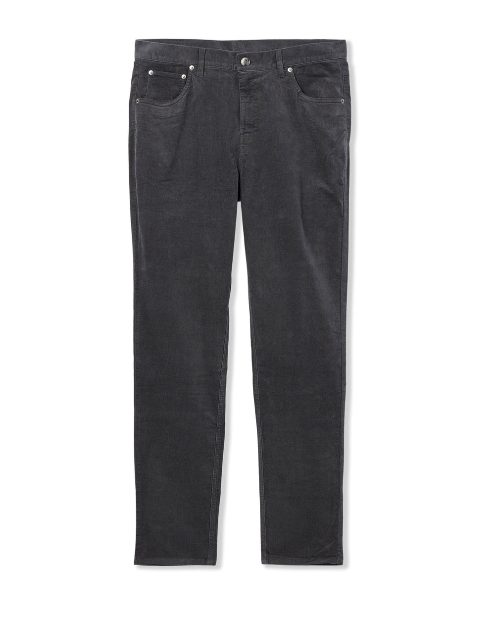 Optimist 5 Pocket Cord Pant Athletic Slim Fit Charcoal | Vuori For sale