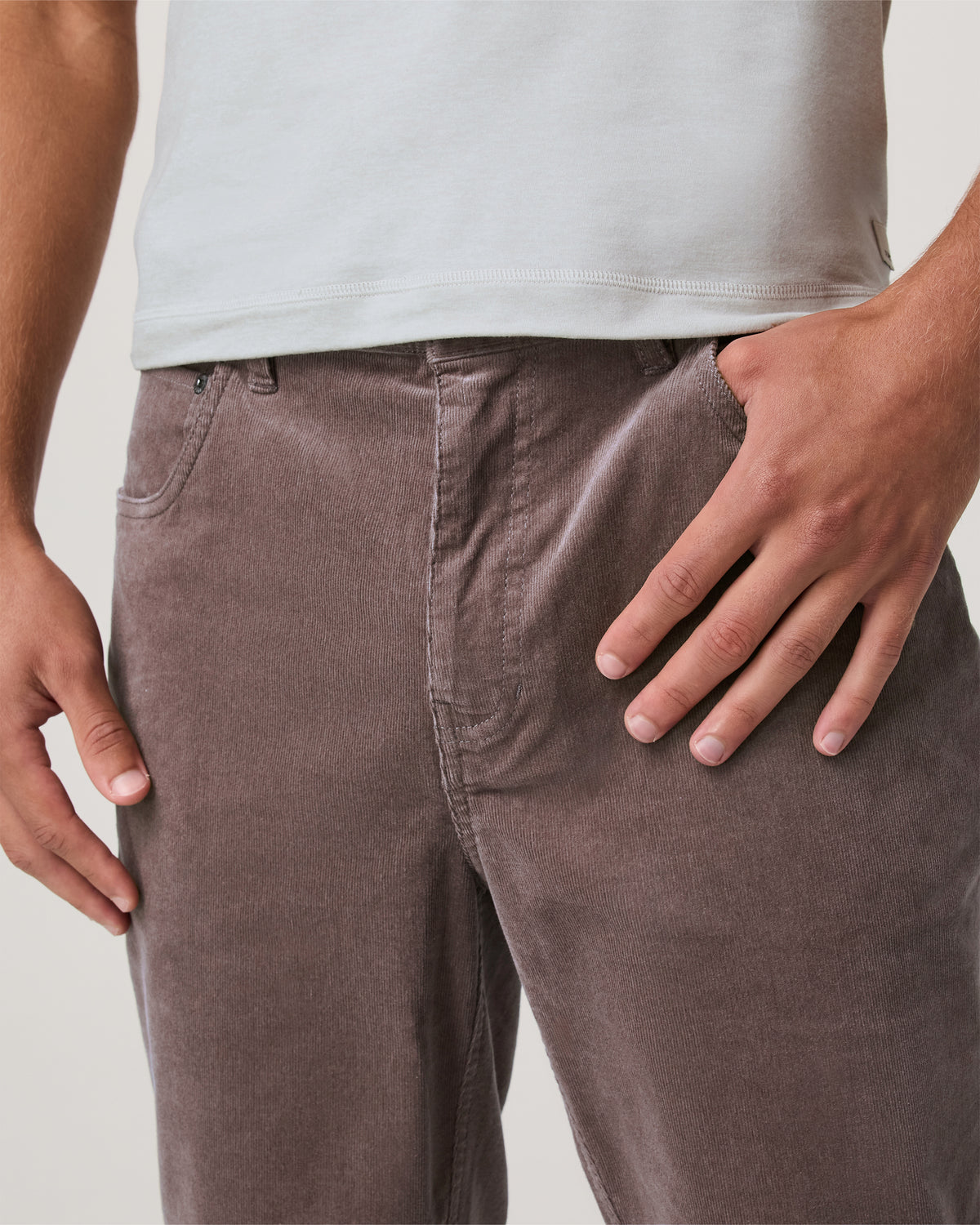 Optimist 5 Pocket Cord Pant Athletic Slim Fit Huckleberry | Vuori US