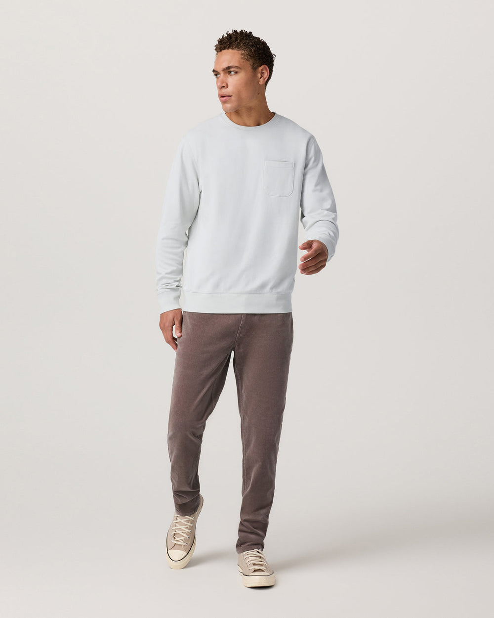 Optimist 5 Pocket Cord Pant Athletic Slim Fit Huckleberry | Vuori US
