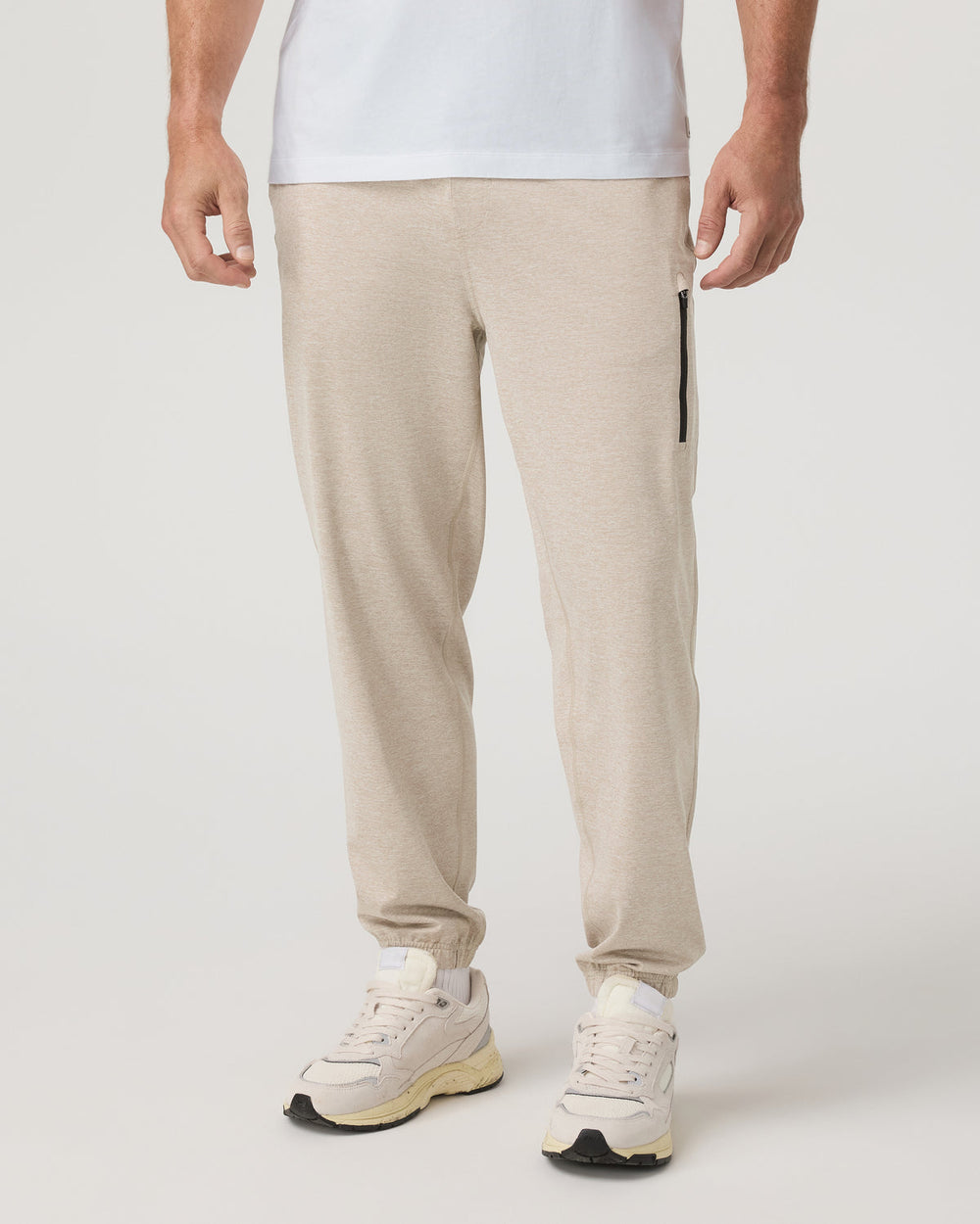 Men's Sunday Performance Sweatpant 28" Toast Heather | Vuori Clothing