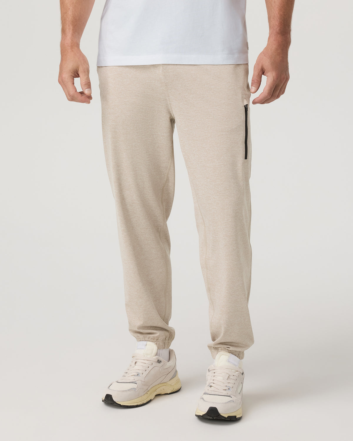 Men's Sunday Performance Sweatpant 28" Toast Heather | Vuori Clothing
