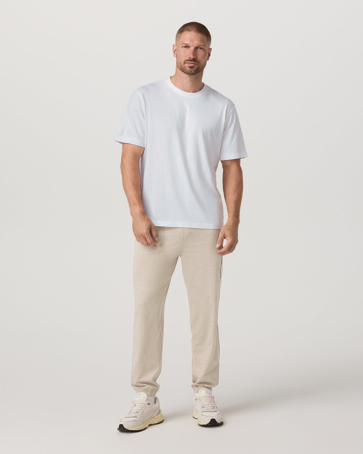 Men's Sunday Performance Sweatpant 28" Toast Heather | Vuori Clothing