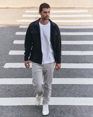 Optimist 5 Pocket Cord Pant Athletic Slim Fit Amethyst Grey | Vuori