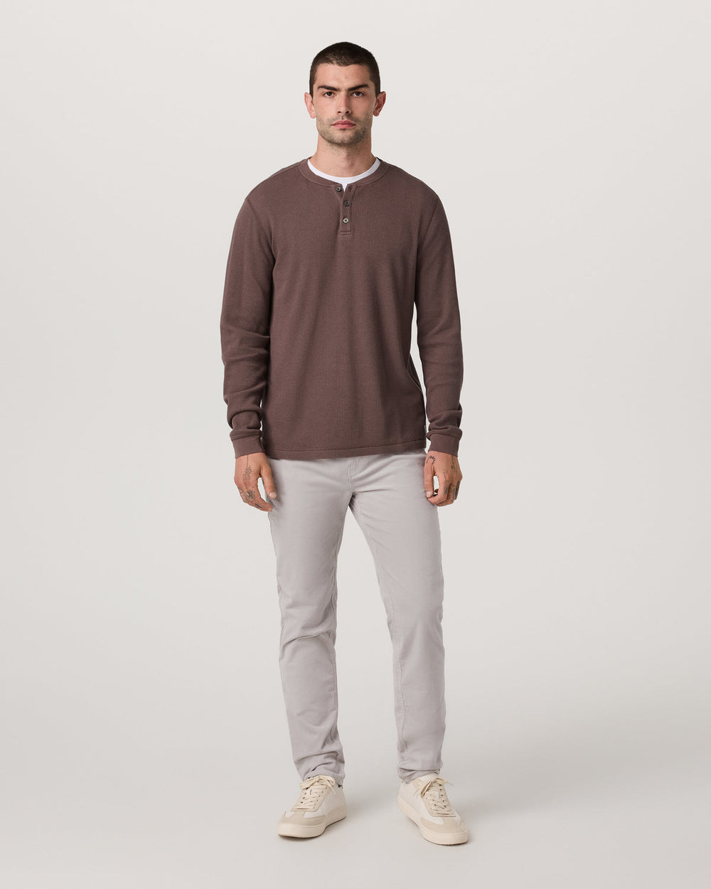 Optimist 5 Pocket Cord Pant Athletic Slim Fit Amethyst Grey | Vuori