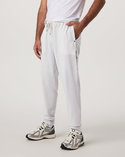 Sunday Mixed Media Jogger 28" Men's Frost Grey Joggers | Vuori On sale