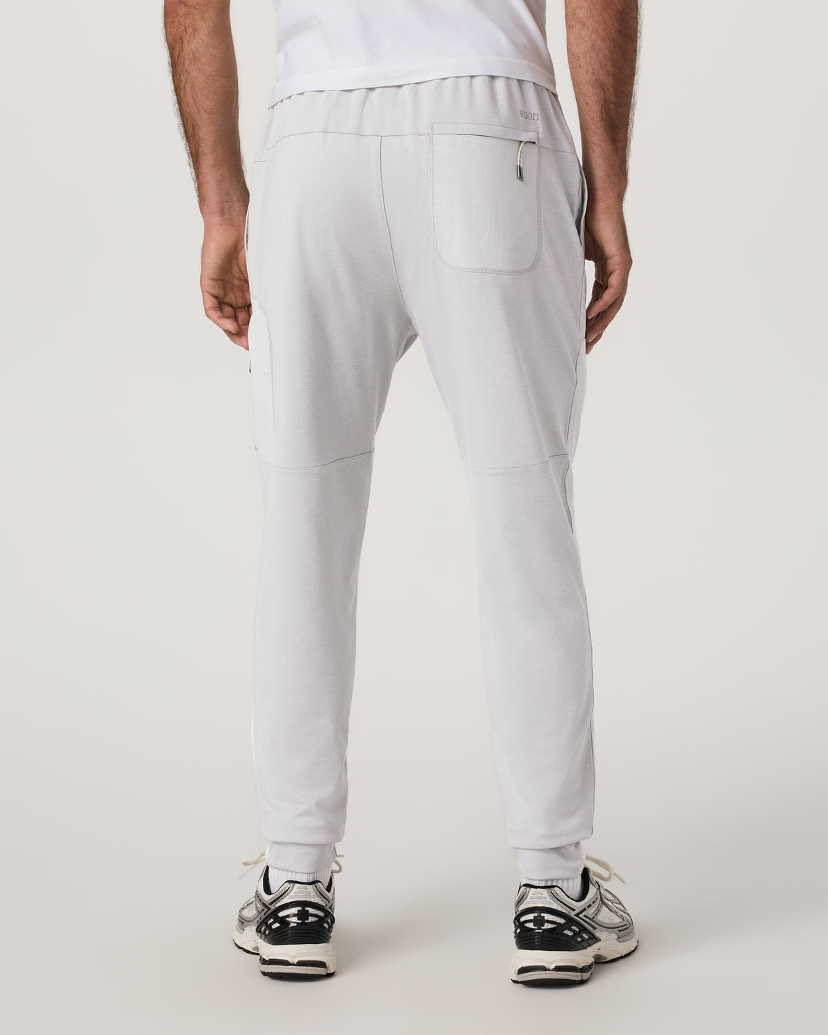 Sunday Mixed Media Jogger 28" Men's Frost Grey Joggers | Vuori On sale