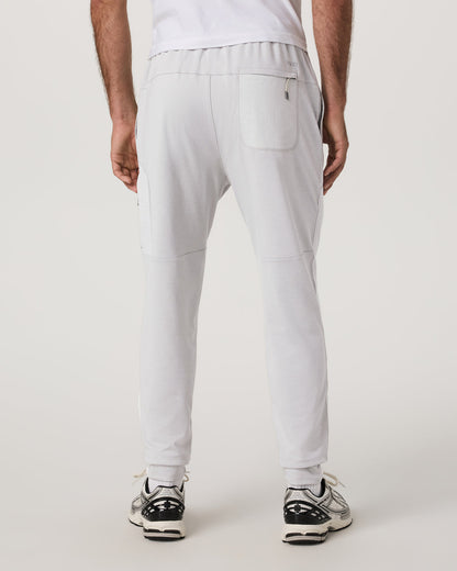 Sunday Mixed Media Jogger 28" Men's Frost Grey Joggers | Vuori On sale
