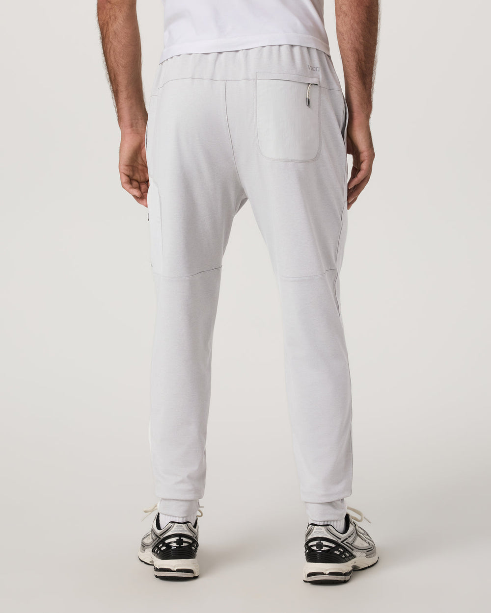 Sunday Mixed Media Jogger 28" Men's Frost Grey Joggers | Vuori On sale
