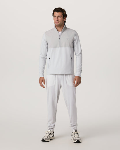 Sunday Mixed Media Jogger 28" Men's Frost Grey Joggers | Vuori On sale