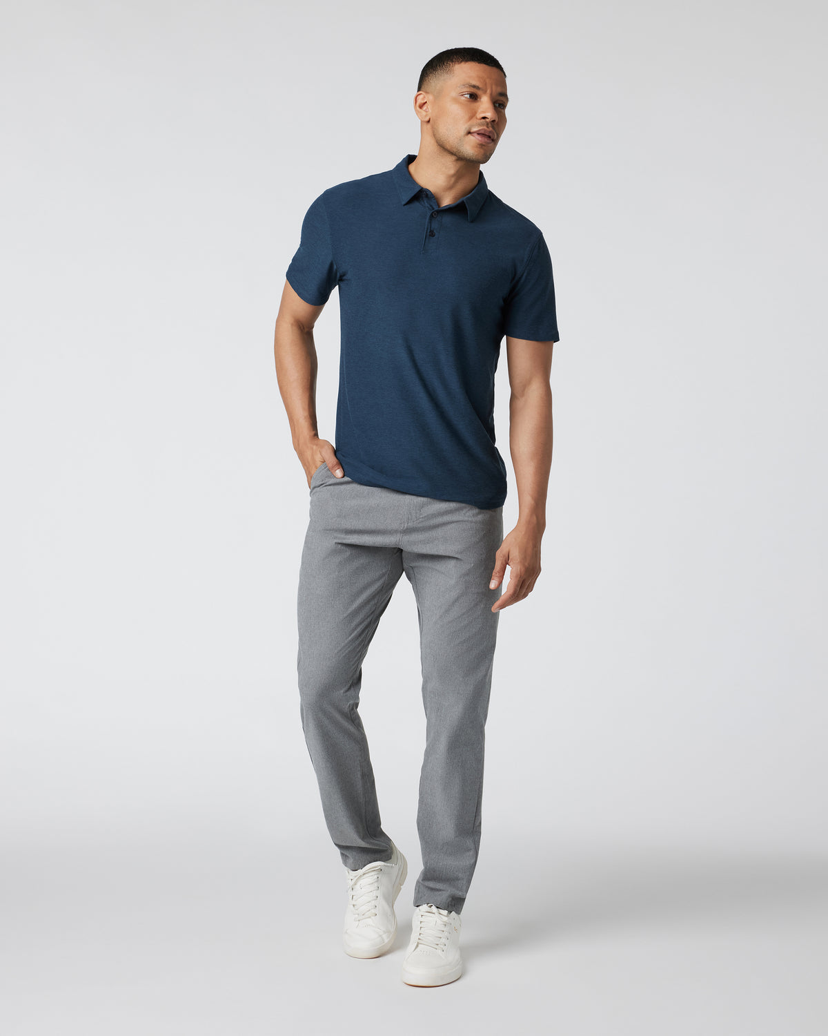 Aim Pant Concrete Grey Tailored Pants | Vuori Online