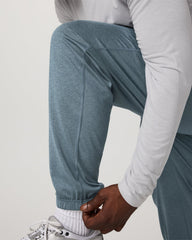 Sunday Performance Sweatpant 28" Men's Smoke Blue Pant | Vuori US