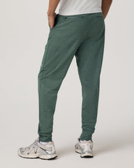 Men's Sunday Performance Jogger 30" Agate Green Heather | Vuori