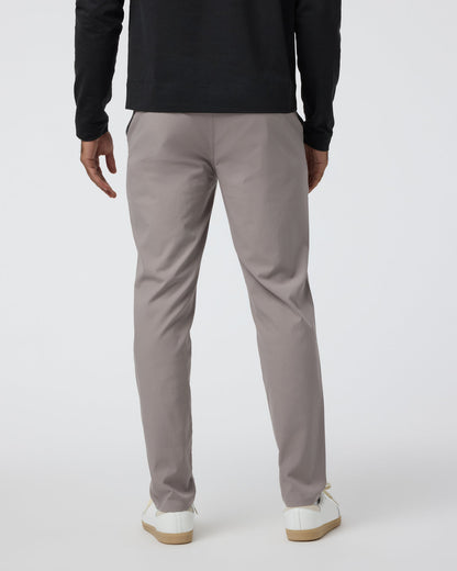 Cascade Tech Chino Pant Athletic Slim Fit 32" Mocha | Vuori For sale