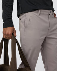 Cascade Tech Chino Pant Athletic Slim Fit 32" Mocha | Vuori For sale