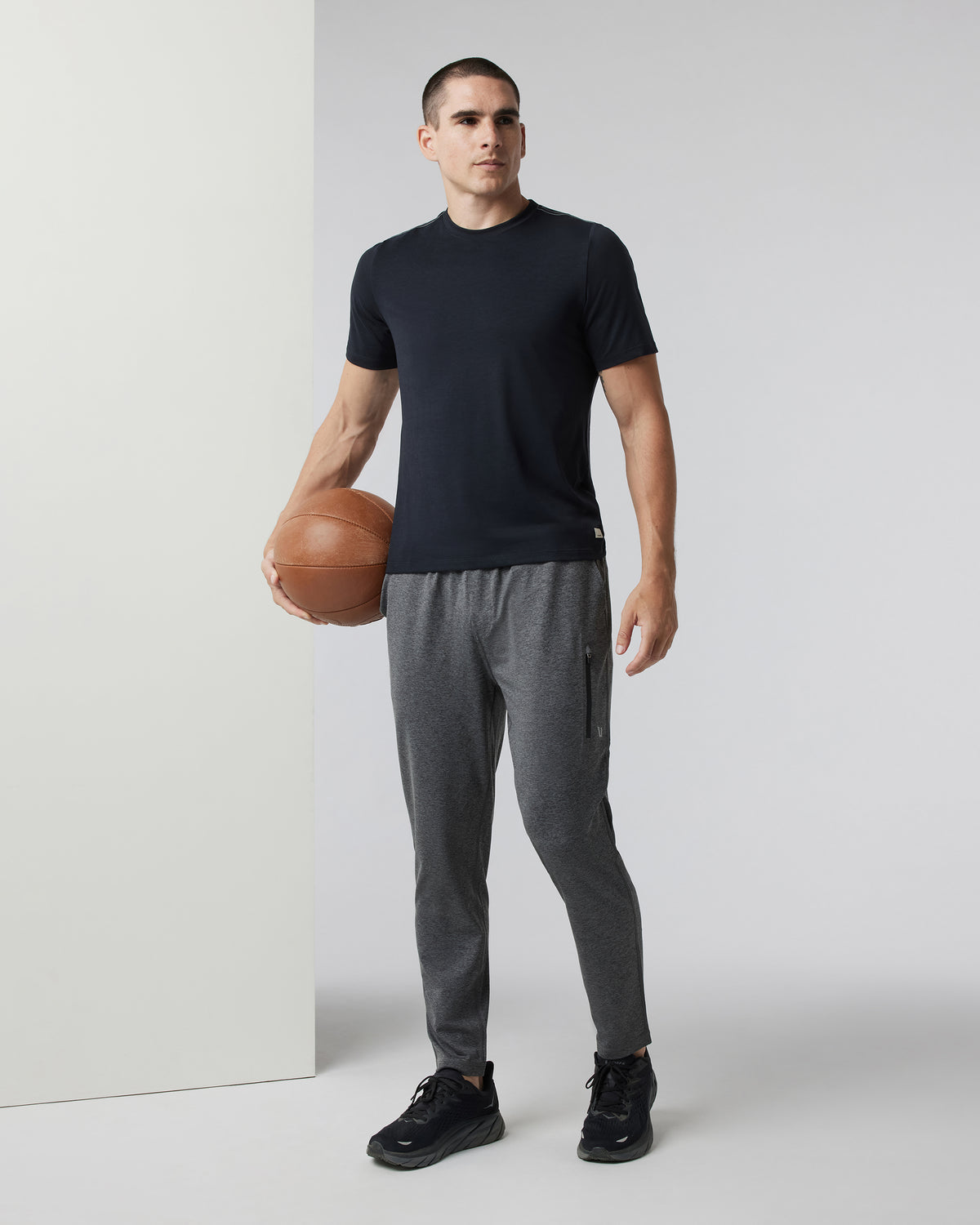 Sunday Performance Track Pant 2.0 Charcoal Heather | Vuori US