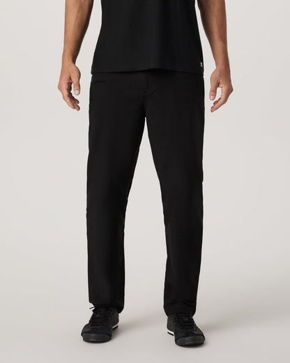 MetaCanvas Utility Pant Classic Fit 30” Men's Black Pants | Vuori Clothing