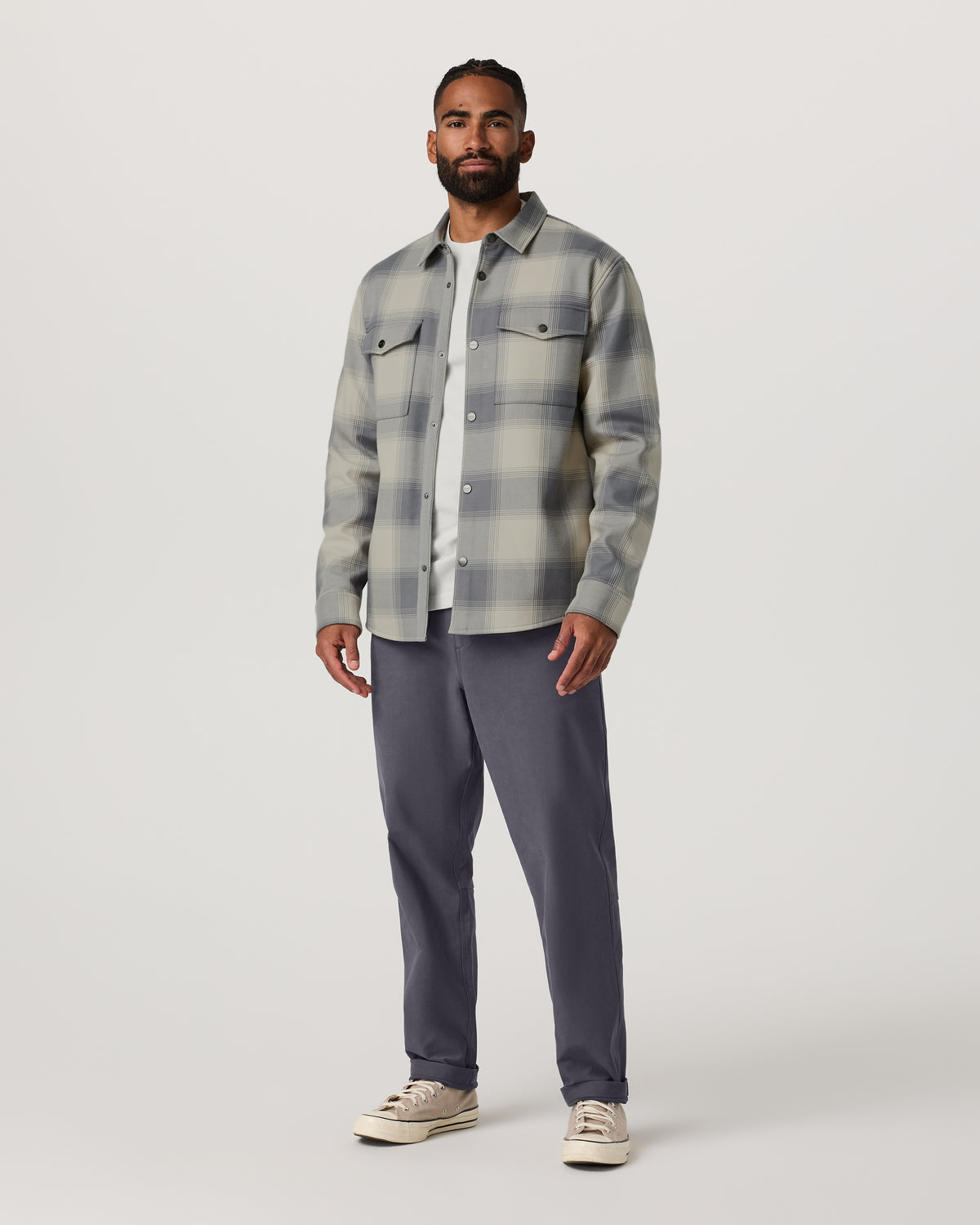 MetaCanvas Utility Pant Classic Fit 30” Men's Moonlight Pants | Vuori