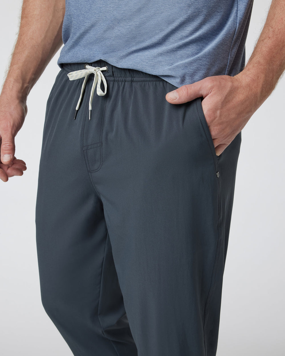 Kore Jogger Lined - Short Charcoal Workout Joggers | Vuori Clothing