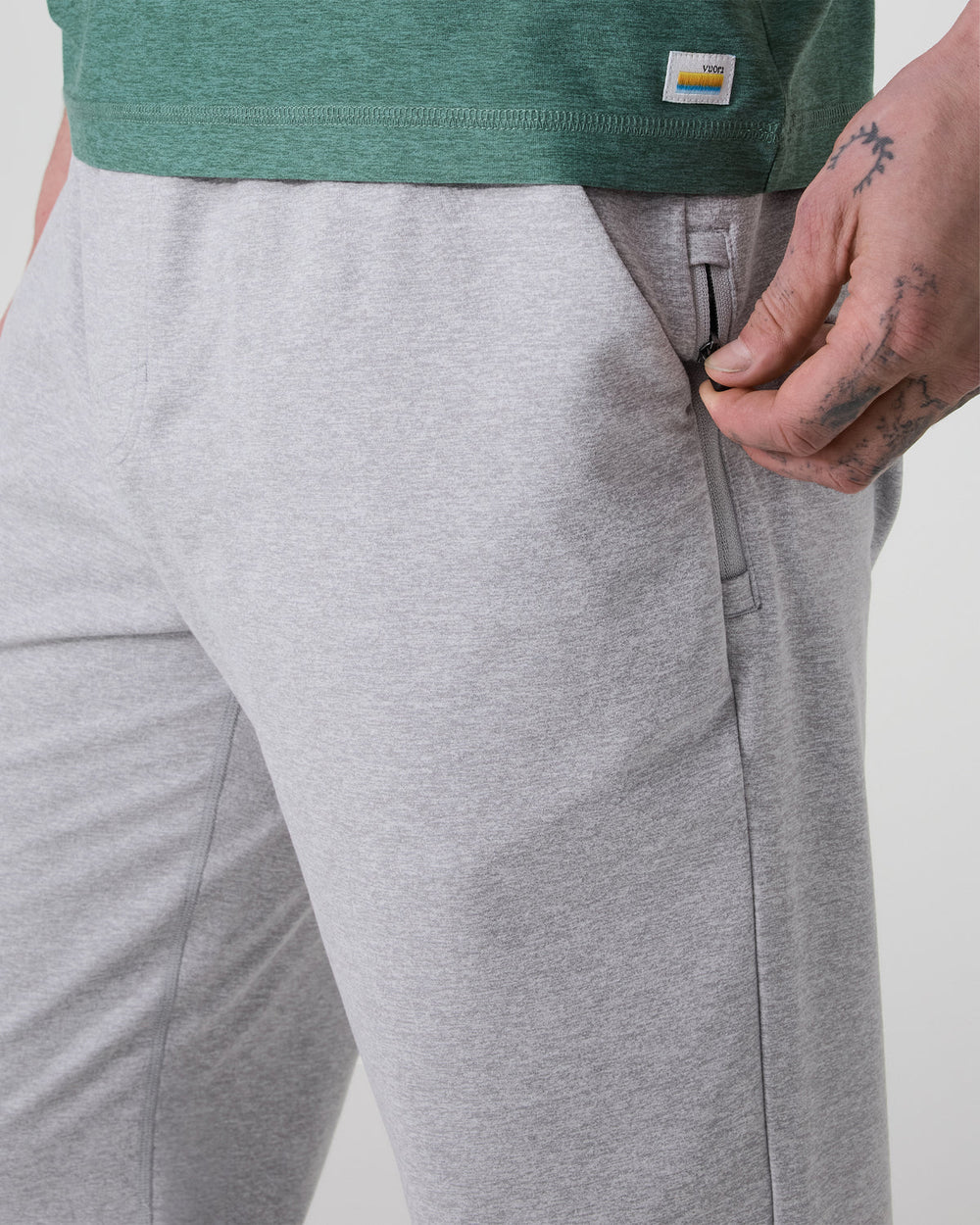 Coronado Performance Sweatpant Classic 30" Light Heather Grey | Vuori Sale