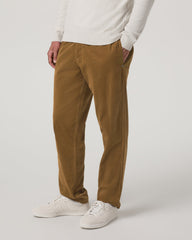 Optimist Elastic Waist Pant Classic Fit Men's Rum Pants | Vuori US