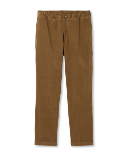 Optimist Elastic Waist Pant Classic Fit Men's Rum Pants | Vuori US