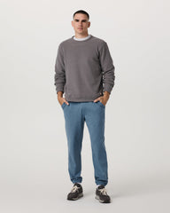 Men's Coronado Sweatpant 28" Pool Blue Heather | Vuori