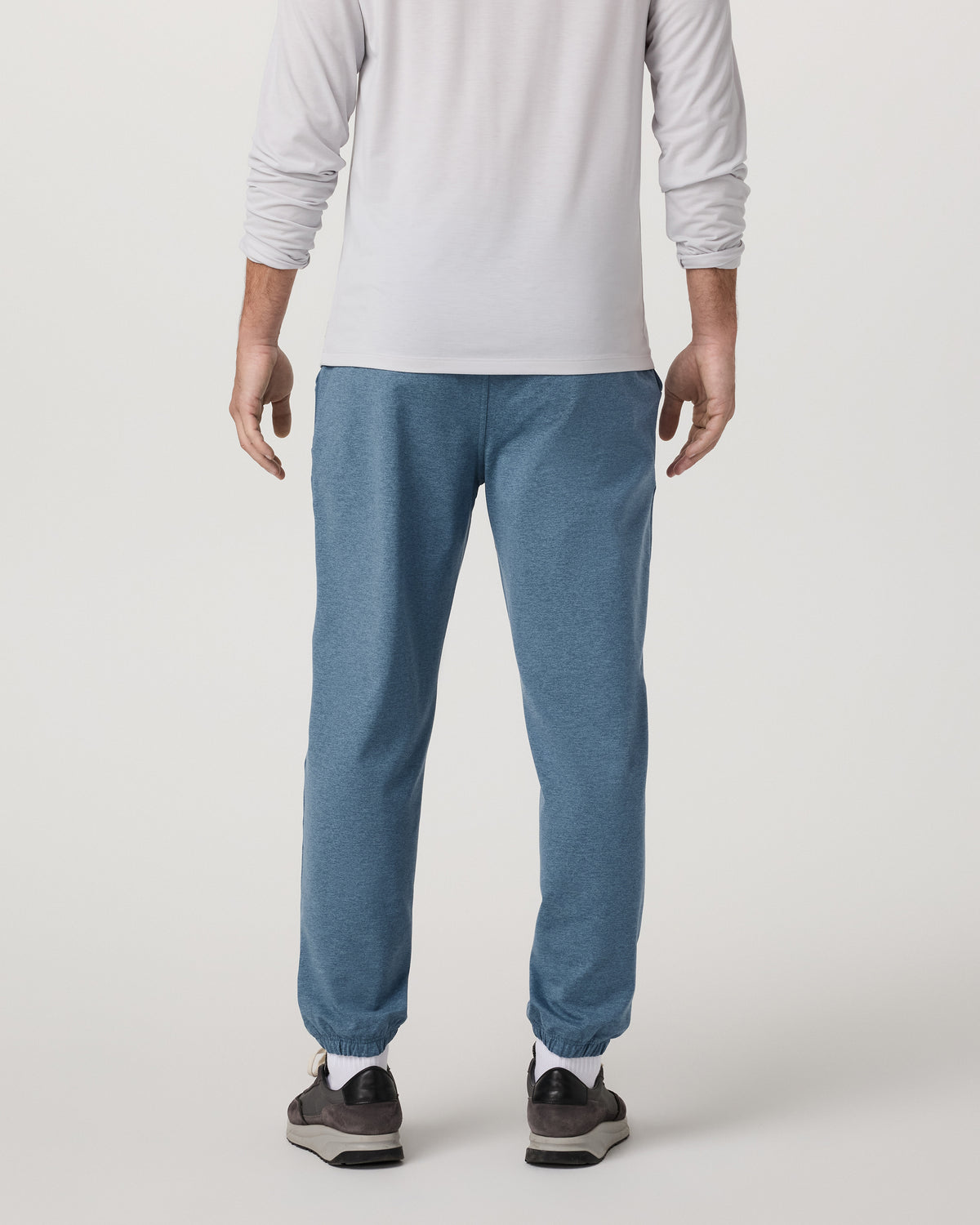 Men's Coronado Sweatpant 28" Pool Blue Heather | Vuori