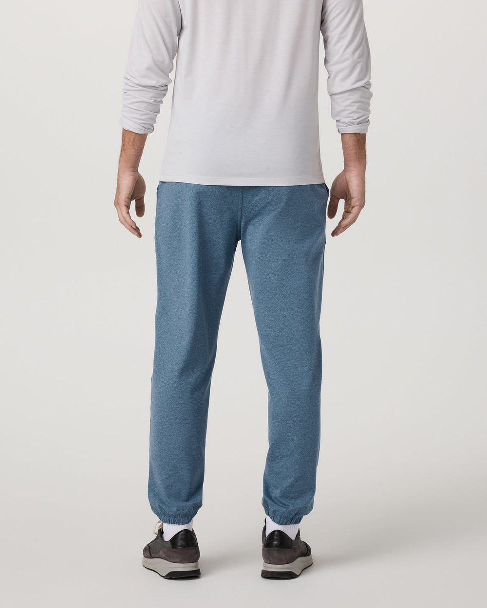 Men's Coronado Sweatpant 28" Pool Blue Heather | Vuori
