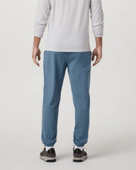 Men's Coronado Sweatpant 28" Pool Blue Heather | Vuori