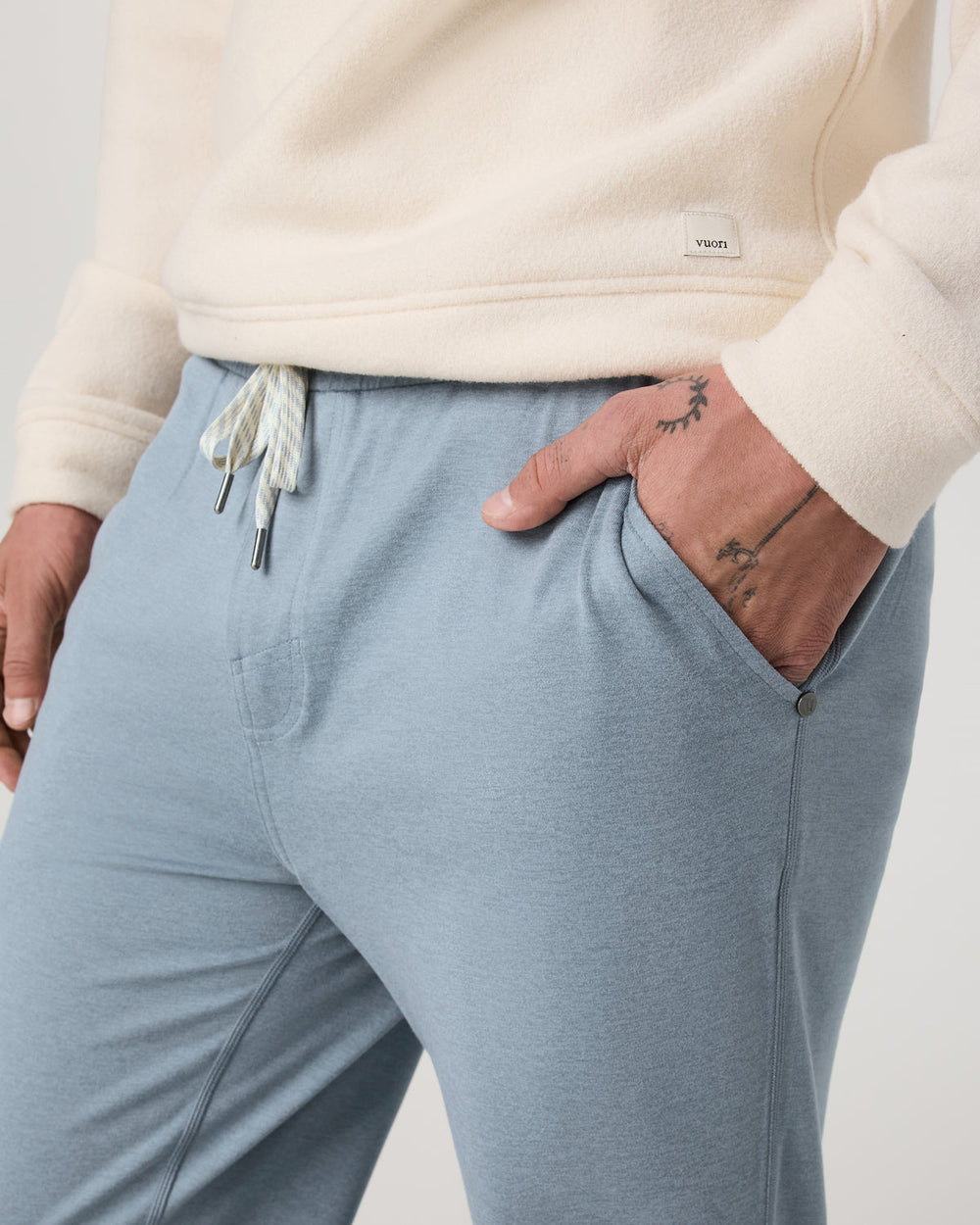 Ponto Performance Pant 30" Men's Flint Heather Pants | Vuori Discount