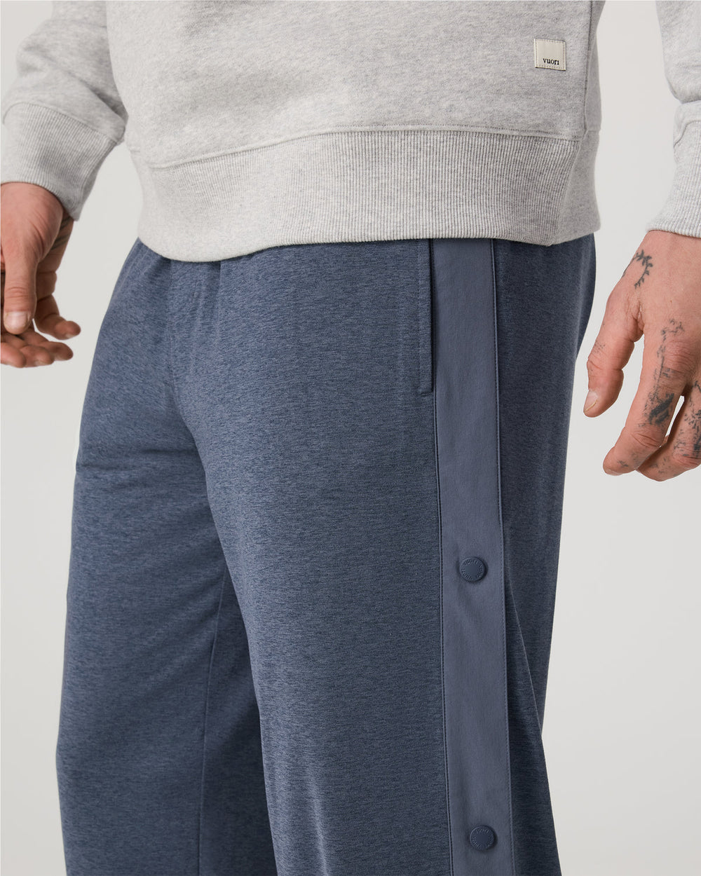Sunday Warm Up Pant 30" Men's Azure Heather Pants | Vuori Sale
