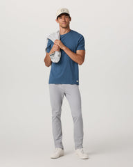 Meta Pant Athletic Slim Fit 34" Sea Fog 5-Pocket Pants | Vuori Outlet
