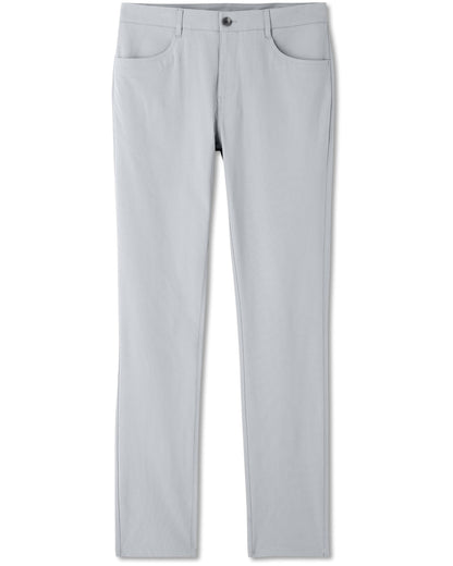 Meta Pant Athletic Slim Fit 34" Sea Fog 5-Pocket Pants | Vuori Outlet