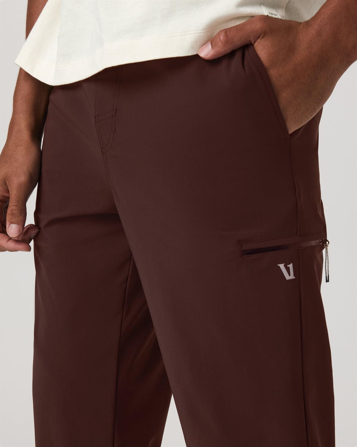 Fleet Sport Jogger 30" Men's Burgundy Joggers | Vuori On sale