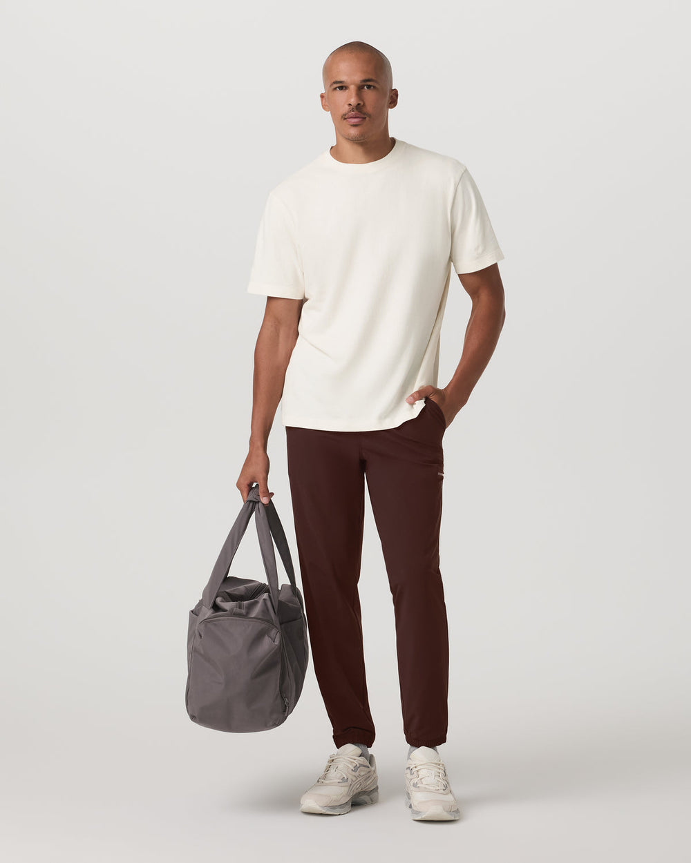 Fleet Sport Jogger 30" Men's Burgundy Joggers | Vuori On sale