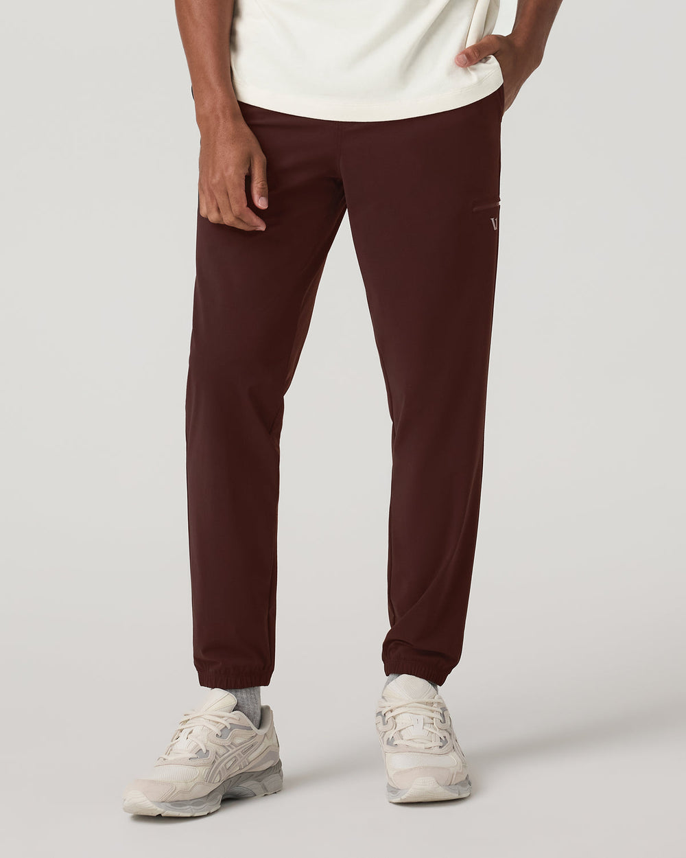 Fleet Sport Jogger 30" Men's Burgundy Joggers | Vuori On sale