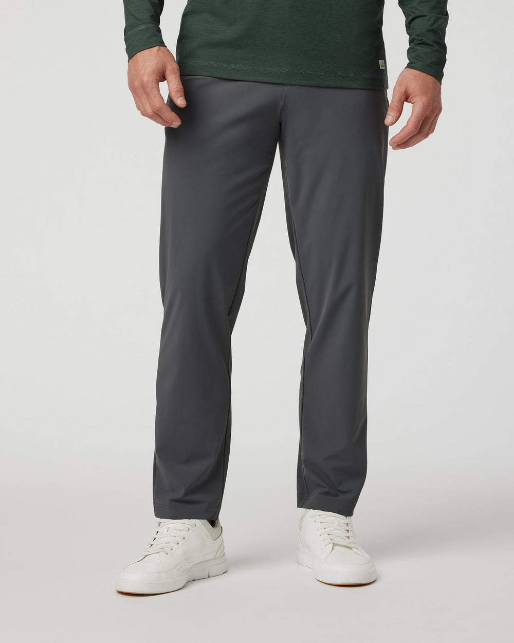 Fleet Chino Pant Athletic Slim 30" Charcoal | Vuori Clothing