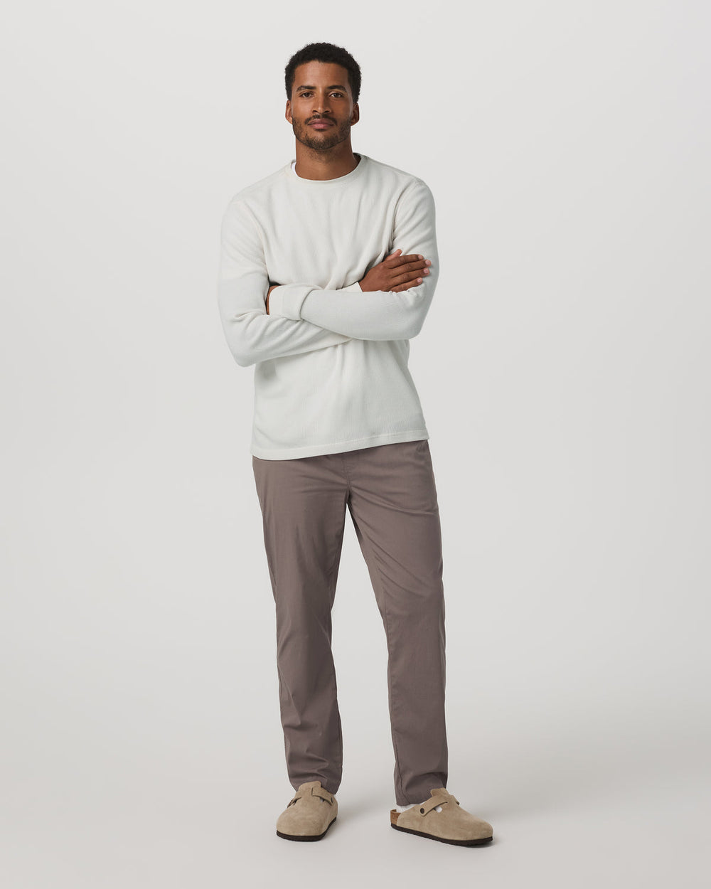 Men's Kore Everyday Pant Lined Classic 30" Smokey Taupe | Vuori