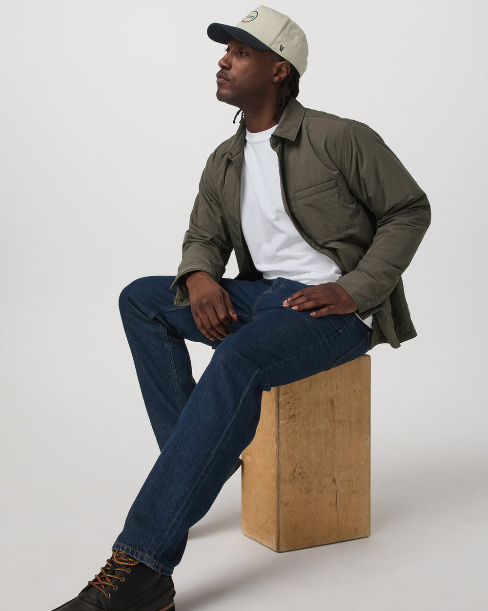 Vuori Vintage Jean Classic Fit 30" Men's Rinse Denim | Vuori Discount