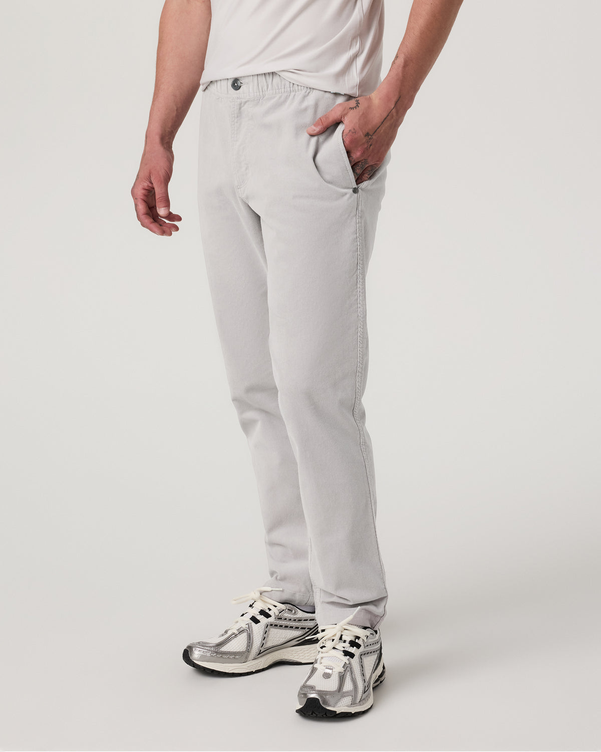 Optimist Elastic Waist Pant Classic Fit Amethyst Grey | Vuori Sale