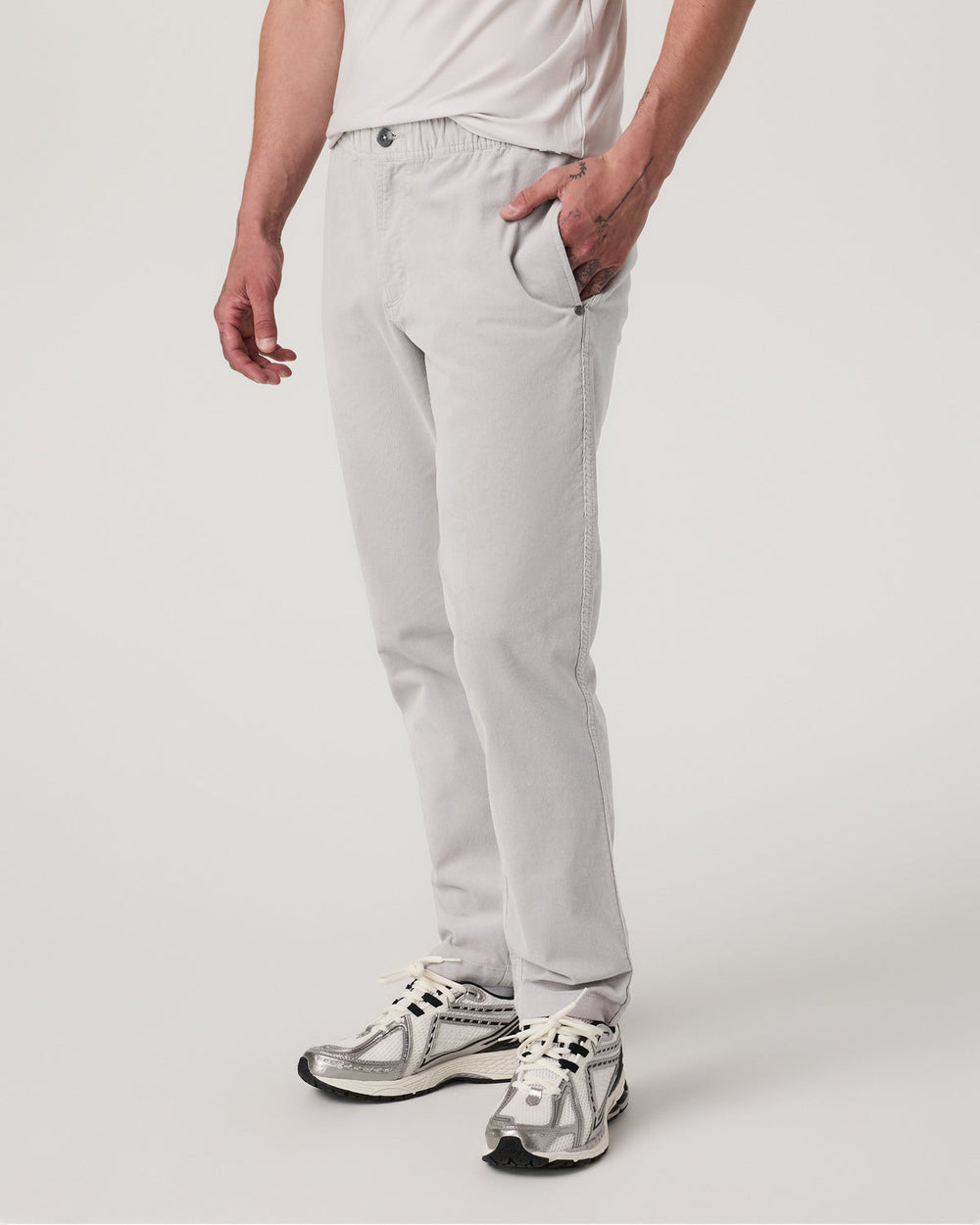 Optimist Elastic Waist Pant Classic Fit Amethyst Grey | Vuori Sale