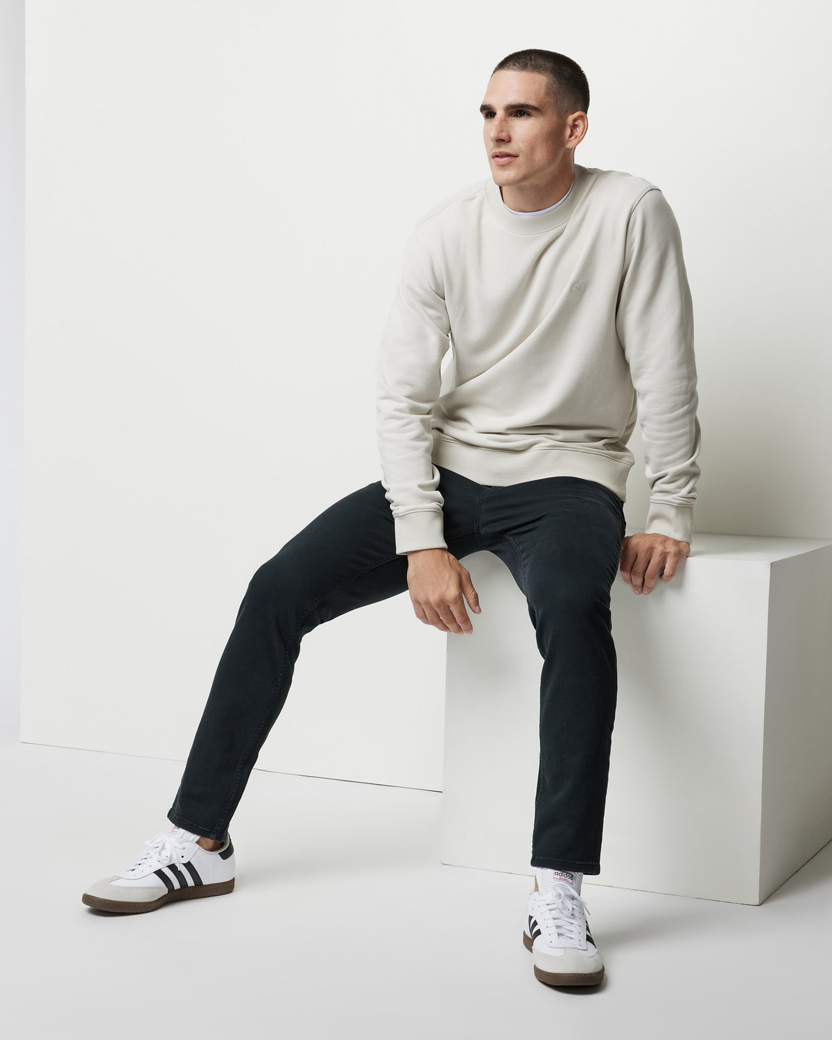 Benton Stretch Twill Pant Black 5-Pocket Pants | Vuori