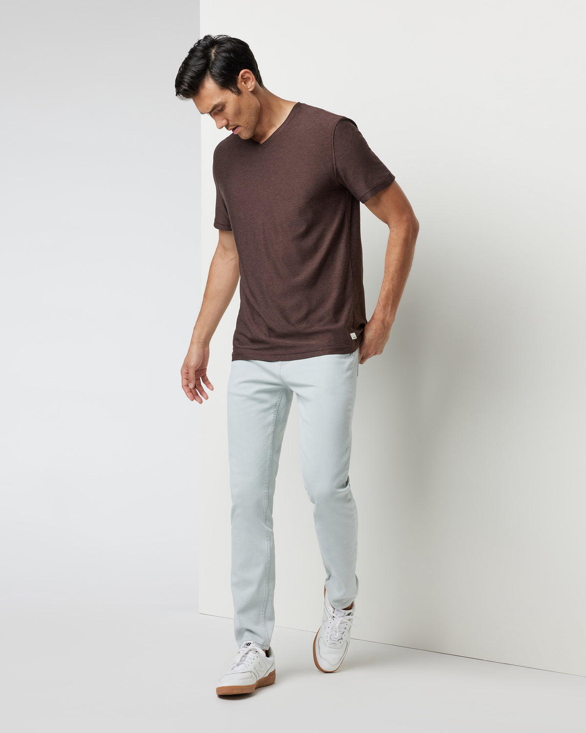 Benton Stretch Twill Pant Men's Sky Grey Twill Pants | Vuori On sale