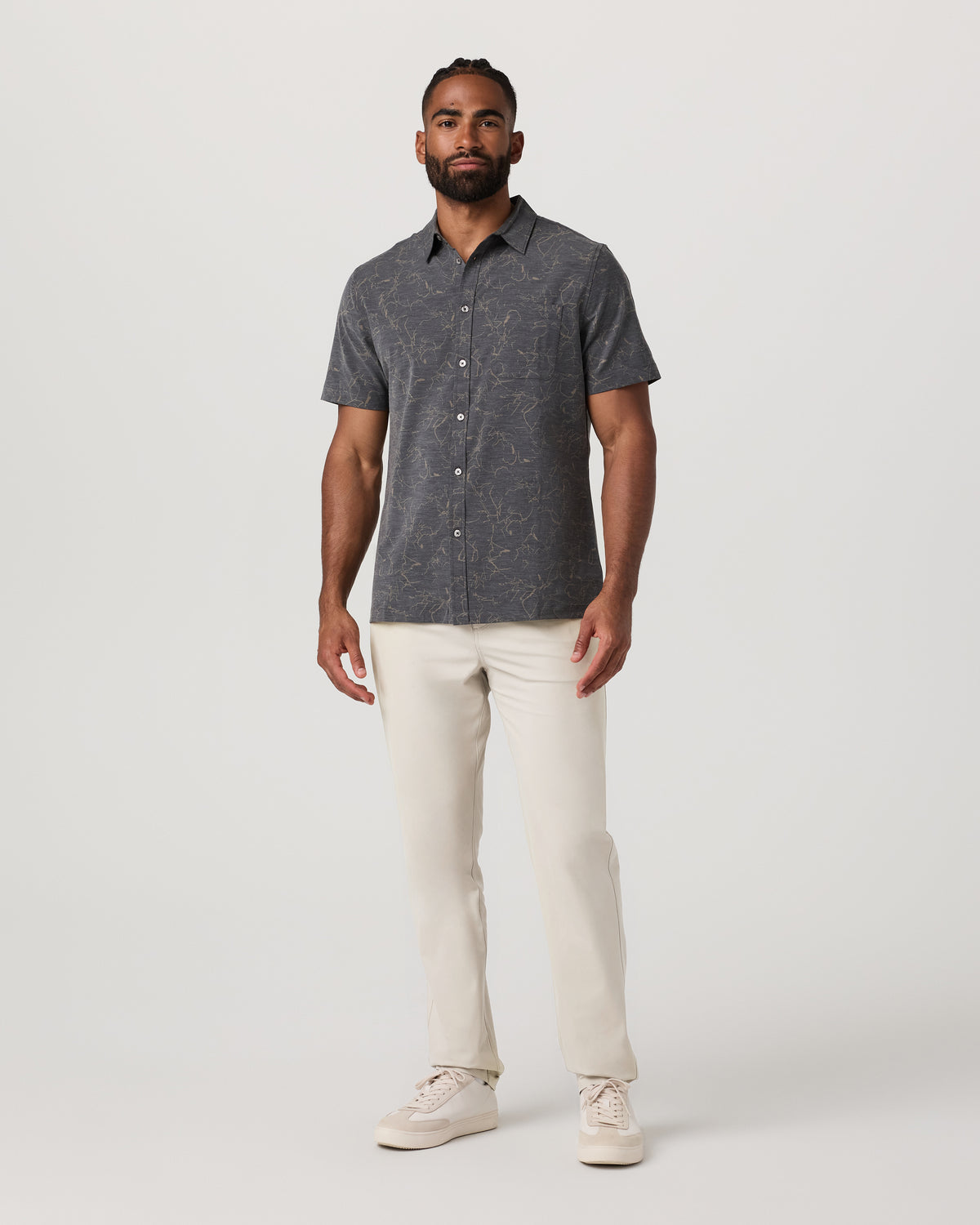 Meta Pant Classic Fit 34" Men's Birch 5-Pocket Pants | Vuori