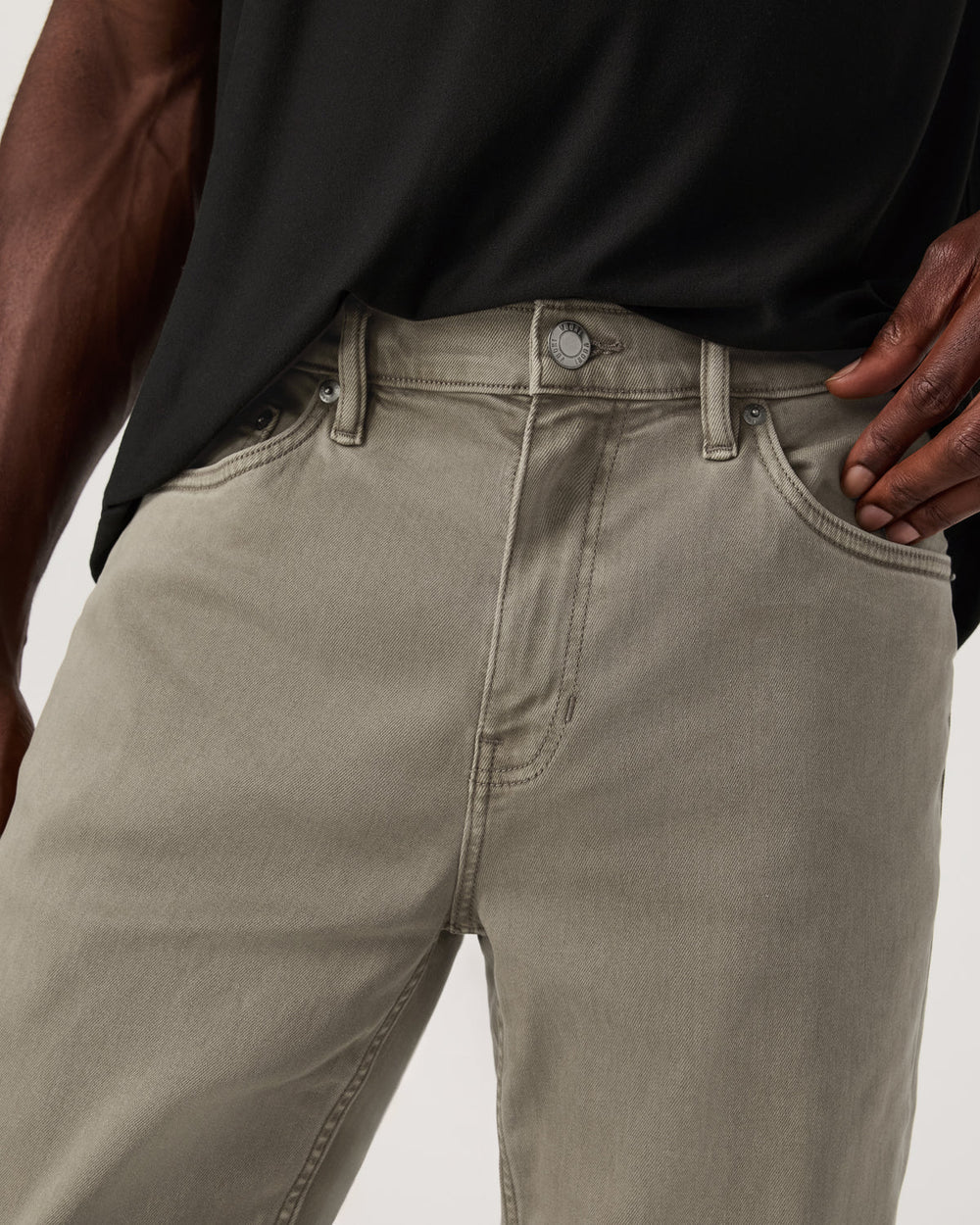 Benton Stretch Twill Pant Athletic Slim Fit 32" Taupe | Vuori Discount
