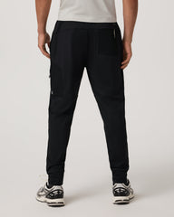 Sunday Mixed Media Jogger 28" Men's Black Joggers | Vuori Clothing