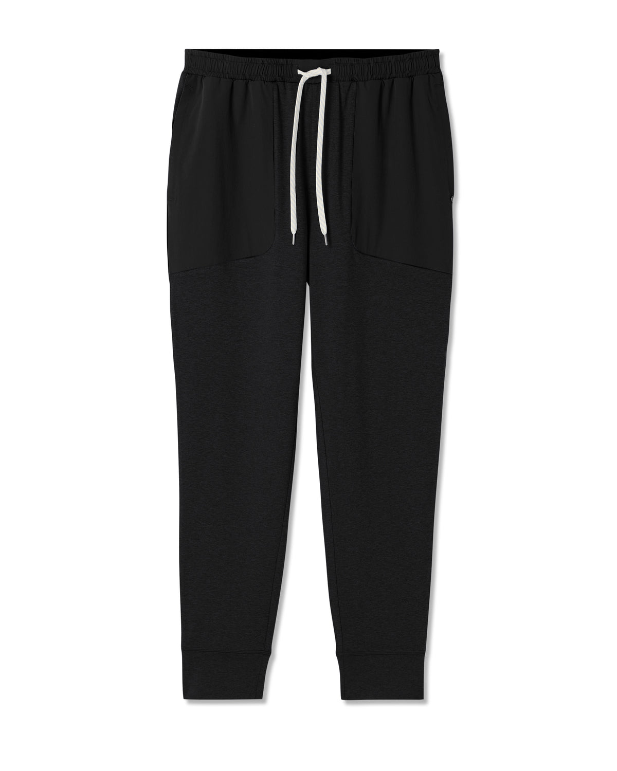 Sunday Mixed Media Jogger 28" Men's Black Joggers | Vuori Clothing